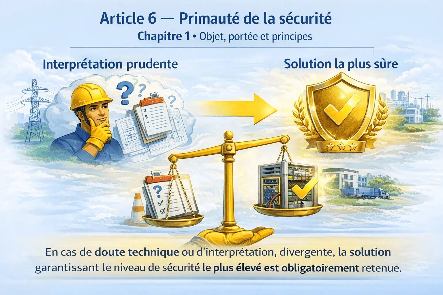 Décision technique : priorité à la solution la plus sûre