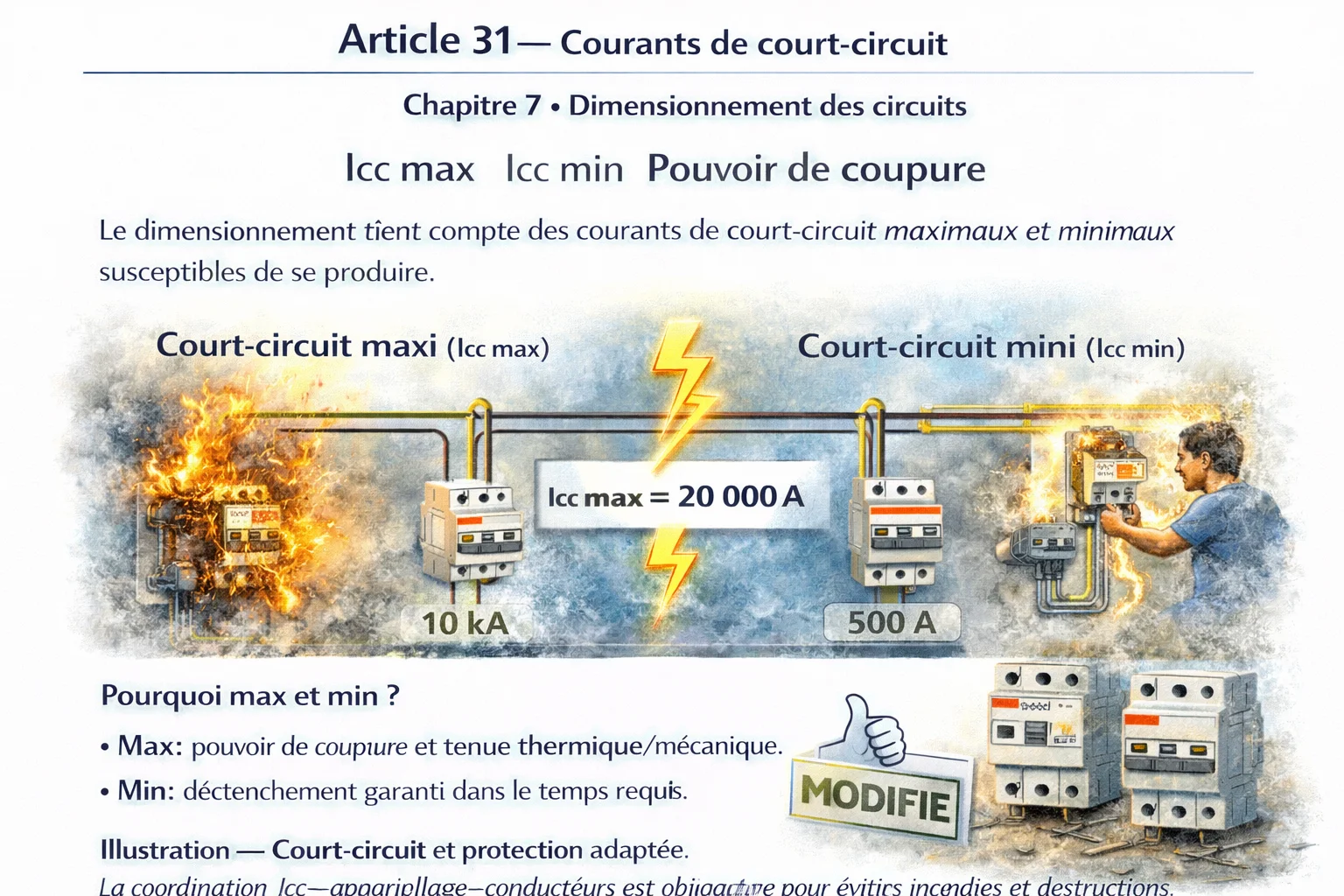 Courant de court-circuit et protection