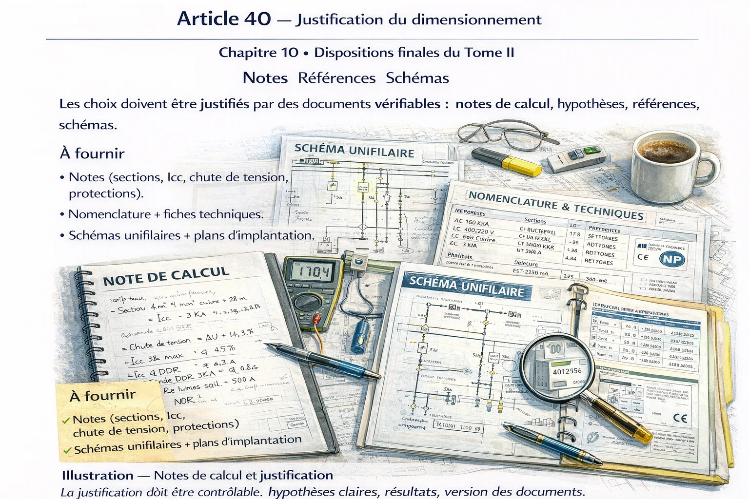 Justification du dimensionnement